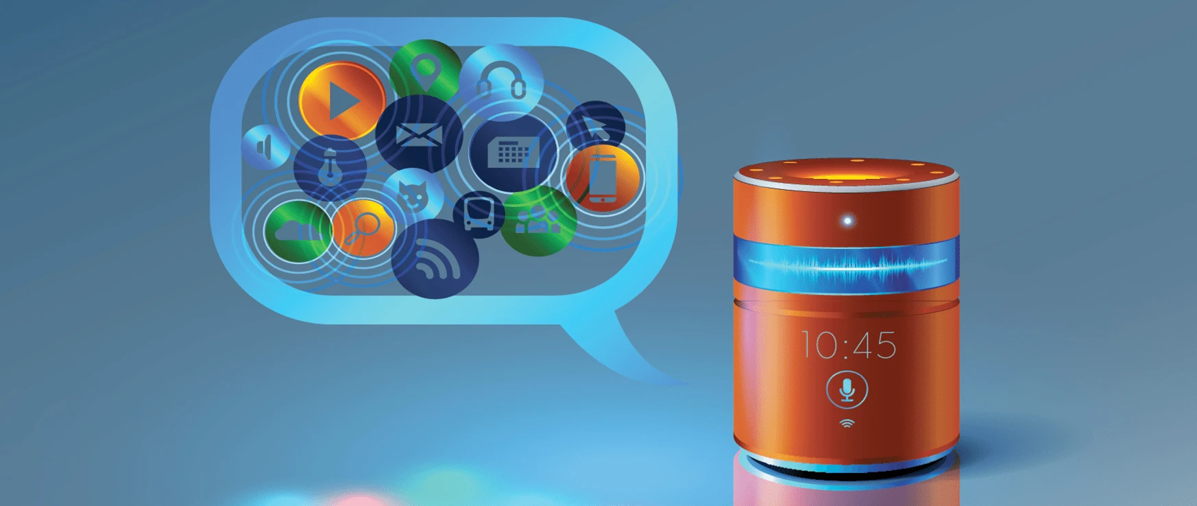 Voice activated deals speakers